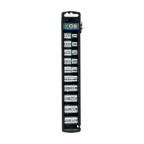 Juego de 10 dados cuadro 1/2" mm, TRUPER