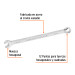 Llave combinada extralarga 7 mm x 135 mm de largo, EXPERT