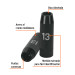Dado largo cuadro 1/2" de impacto 6 puntas de 13 mm, TRUPER