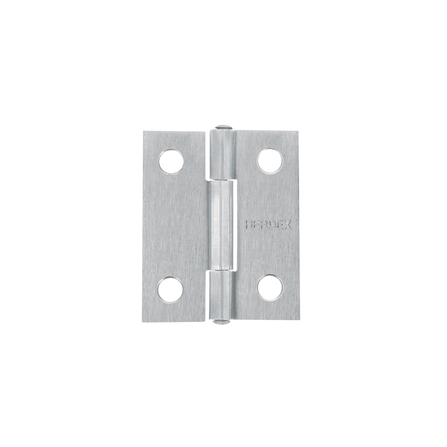 Bisagra rectangular 1-1/2" acero pulido, HERMEX