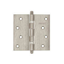 Bisagra cuadrada 4" acero inox, cabeza redonda, HERMEX