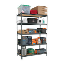 Estante metálico 5 repisas capacidad 60kg,120x60x180, PRETUL