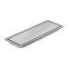 Resumidero rectangular 30x11cm reversible, inox, FOSET AQUA