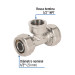 Tee para PEALPE, 1/2", con rosca hembra central, FOSET