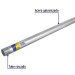 Tubo Conduit 1" pared gruesa (1.8 mm), et. amarilla, 3 m