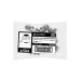Conector recto 1/2" para tubo flexible metálico, VOLTECK