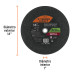 Disco Tipo 41 de 14" x 3.4 mm para corte de metal, EXPERT