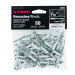 Bolsa c/50 remaches 3/16"x1/2" blancos de aluminio, ala 3/8"