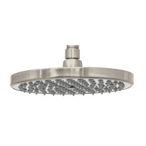 Regadera satín 8" plato redondo, sin brazo, FOSET ELEMENT