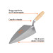 Cuchara para albañil 11" forjada tipo Filadelfia, TRUPER