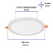 Luminario LED plafón 15W 6500K, ajustable, redondo, VOLTECK