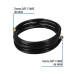 Manguera para gas, PVC negra, 3/8" flare, 5 m, FOSET