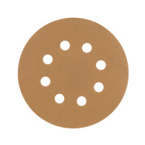 Paquete con 5 discos de lija 5" grano 220, 8 perforaciones