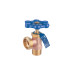 Llave para lavadora, maneral azul, FOSET