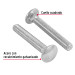 Bolsa con 50 tornillos 3/8" x 2-1/2" tipo coche, FIERO