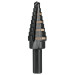 Broca escalonada óxido negro 9 escalones 1/4" a 3/4", TRUPER