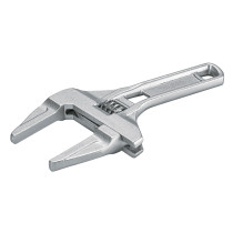 Llave ajustable 8" para plomero, apertura 3", TRUPER