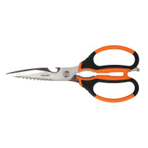 Tijera 8" multiusos, para cocina, acero inoxidable, TRUPER