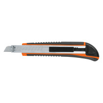 Cutter 9 mm profesional con alma metálica y grip, TRUPER