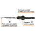Broca avellanadora 10 para madera, 3/16", TRUPER
