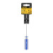 Desarmador de cruz 1/8" x 4" mango de PVC, PRETUL