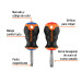 Dúo de desarmadores 1/4" x 1-1/2" mango Comfort Grip, TRUPER