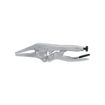 Pinza de presión 4", punta larga, TRUPER