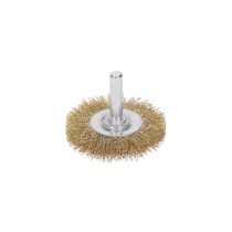 Carda circular 2" alambre grueso para taladro, TRUPER