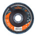 Disco laminado 4-1/2", grano 60 centro 7/8", fibra, TRUPER