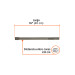 Cincel plano zanco hexagonal de 1-3/8" x 20", TRUPER