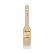 Brocha cerdas sintéticas 1-1/2" corte recto, mango de madera