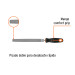 Lima media caña bastarda 8" con mango Comfort Grip, TRUPER
