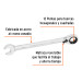 Llave combinada matraca reversible 21mmx288 mm largo, EXPERT