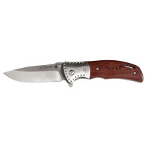 Navaja abatible 4-1/2" mango de madera, TRUPER