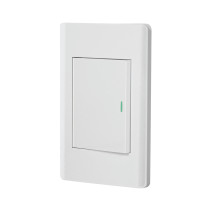 Placa armada blanca 1 interruptor 3 módulos, Lisboa, VOLTECK