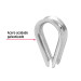 Bolsa con 5 guardacabos para cable de acero de 3/8", FIERO