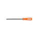 Lima triangular 7" para machete, 36 dpp, con mango, TRUPER