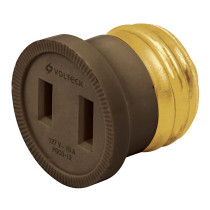 Adaptador de portalámpara a contacto, VOLTECK