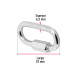 Bandola de acero de 1/4" con seguro, FIERO