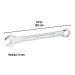 Llave combinada 14 mm x 180 mm de largo, PRETUL