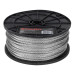 Metro de cable rígido 3/16" de acero 7x7 hilos, 75 m, FIERO