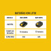 Batería ion litio, 20V, 4 Ah, PRETUL