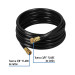 Manguera para gas, PVC negra, 3/8" flare, 4 m, FOSET