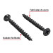 100 pijas 6 x 1-5/8"cabeza plana phillips multiusos