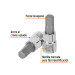 Dado punta hexagonal de 3/8", cuadro 3/8", TRUPER
