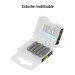 Estuche con 5 puntas hexagonales de 1/4mm largo 1", EXPERT