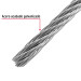Metro de cable rígido 3/16" de acero 7x7 hilos, 75 m, FIERO