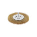 Carda circular 4" alambre fino para taladro, TRUPER