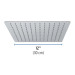 Regadera plato cuadrado 12" sin brazo, cromo, FOSET RIVIERA
