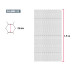 Rollo malla hexagonal cal.22, 1.5x 45m, abertura 25mm, 20kg